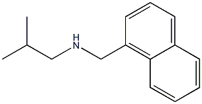 (2-methylpropyl)(naphthalen-1-ylmethyl)amine Struktur