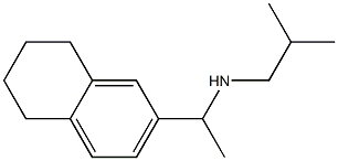 (2-methylpropyl)[1-(5,6,7,8-tetrahydronaphthalen-2-yl)ethyl]amine Structure