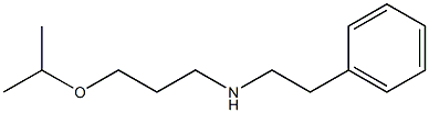 (2-phenylethyl)[3-(propan-2-yloxy)propyl]amine 化学構造式