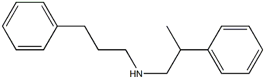 (2-phenylpropyl)(3-phenylpropyl)amine 化学構造式