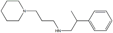 (2-phenylpropyl)[3-(piperidin-1-yl)propyl]amine,,结构式