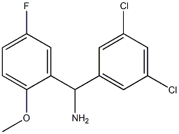 (3,5-dichlorophenyl)(5-fluoro-2-methoxyphenyl)methanamine