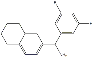 (3,5-difluorophenyl)(5,6,7,8-tetrahydronaphthalen-2-yl)methanamine