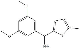 (3,5-dimethoxyphenyl)(5-methylthiophen-2-yl)methanamine|