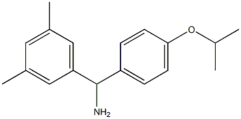 (3,5-dimethylphenyl)[4-(propan-2-yloxy)phenyl]methanamine