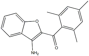 (3-amino-1-benzofuran-2-yl)(mesityl)methanone Struktur