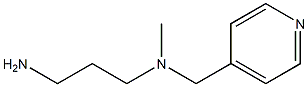 (3-aminopropyl)(methyl)(pyridin-4-ylmethyl)amine Structure