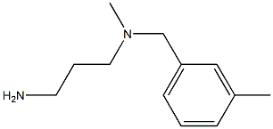 (3-aminopropyl)(methyl)[(3-methylphenyl)methyl]amine Structure