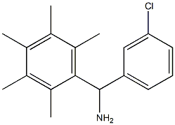 (3-chlorophenyl)(2,3,4,5,6-pentamethylphenyl)methanamine