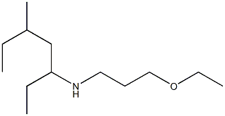 (3-ethoxypropyl)(5-methylheptan-3-yl)amine Struktur
