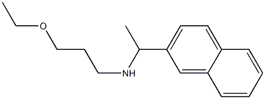 (3-ethoxypropyl)[1-(naphthalen-2-yl)ethyl]amine 化学構造式