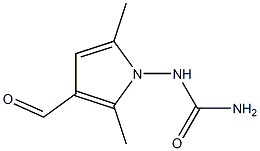 (3-formyl-2,5-dimethyl-1H-pyrrol-1-yl)urea Structure