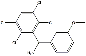 (3-methoxyphenyl)(2,3,5,6-tetrachlorophenyl)methanamine Structure