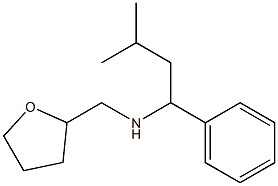 (3-methyl-1-phenylbutyl)(oxolan-2-ylmethyl)amine 结构式