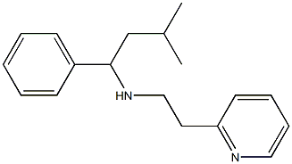  (3-methyl-1-phenylbutyl)[2-(pyridin-2-yl)ethyl]amine