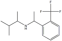 (3-methylbutan-2-yl)({1-[2-(trifluoromethyl)phenyl]ethyl})amine Struktur