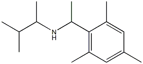 (3-methylbutan-2-yl)[1-(2,4,6-trimethylphenyl)ethyl]amine Structure