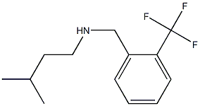 (3-methylbutyl)({[2-(trifluoromethyl)phenyl]methyl})amine 结构式