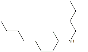 (3-methylbutyl)(nonan-2-yl)amine 化学構造式