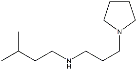 (3-methylbutyl)[3-(pyrrolidin-1-yl)propyl]amine,,结构式