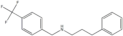 (3-phenylpropyl)({[4-(trifluoromethyl)phenyl]methyl})amine,,结构式