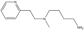 (4-aminobutyl)(methyl)[2-(pyridin-2-yl)ethyl]amine 结构式