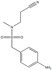 (4-aminophenyl)-N-(2-cyanoethyl)-N-methylmethanesulfonamide Structure