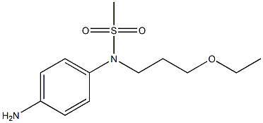 (4-aminophenyl)-N-(3-ethoxypropyl)methanesulfonamide