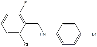 (4-bromophenyl)(2-chloro-6-fluorophenyl)methylamine,,结构式