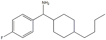 (4-butylcyclohexyl)(4-fluorophenyl)methanamine Structure