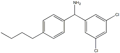 (4-butylphenyl)(3,5-dichlorophenyl)methanamine Struktur