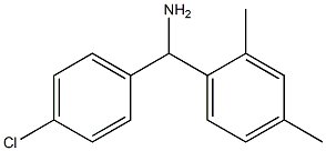 (4-chlorophenyl)(2,4-dimethylphenyl)methanamine 结构式
