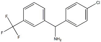 (4-chlorophenyl)[3-(trifluoromethyl)phenyl]methanamine Structure