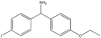 (4-ethoxyphenyl)(4-iodophenyl)methanamine Structure