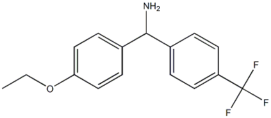 (4-ethoxyphenyl)[4-(trifluoromethyl)phenyl]methanamine 化学構造式
