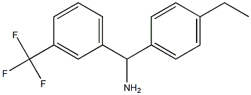 (4-ethylphenyl)[3-(trifluoromethyl)phenyl]methanamine