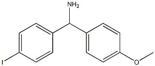 (4-iodophenyl)(4-methoxyphenyl)methanamine 结构式