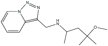  (4-methoxy-4-methylpentan-2-yl)({[1,2,4]triazolo[3,4-a]pyridin-3-ylmethyl})amine