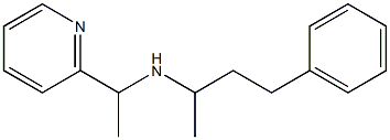 (4-phenylbutan-2-yl)[1-(pyridin-2-yl)ethyl]amine,,结构式