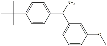 (4-tert-butylphenyl)(3-methoxyphenyl)methanamine Struktur