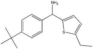 (4-tert-butylphenyl)(5-ethylthiophen-2-yl)methanamine Struktur