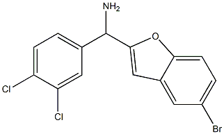 (5-bromo-1-benzofuran-2-yl)(3,4-dichlorophenyl)methanamine