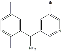  (5-bromopyridin-3-yl)(2,5-dimethylphenyl)methanamine