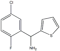 (5-chloro-2-fluorophenyl)(thiophen-2-yl)methanamine Structure