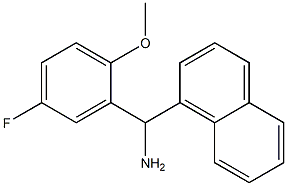  (5-fluoro-2-methoxyphenyl)(naphthalen-1-yl)methanamine