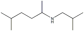 (5-methylhexan-2-yl)(2-methylpropyl)amine,,结构式
