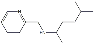 (5-methylhexan-2-yl)(pyridin-2-ylmethyl)amine Structure