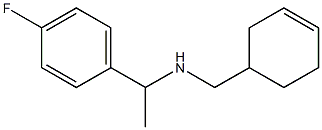 (cyclohex-3-en-1-ylmethyl)[1-(4-fluorophenyl)ethyl]amine,,结构式