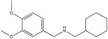 (cyclohexylmethyl)[(3,4-dimethoxyphenyl)methyl]amine 结构式