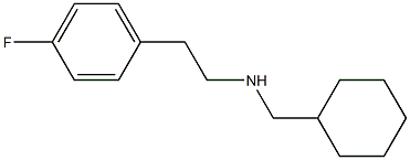 (cyclohexylmethyl)[2-(4-fluorophenyl)ethyl]amine,,结构式